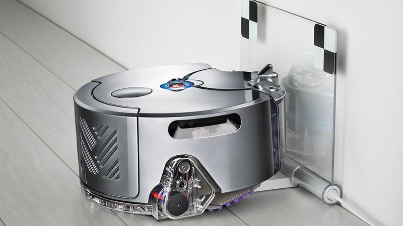 Illustration for article titled Dyson's First Robo-Vac Has Tank-Treads and a 360-Degree Camera